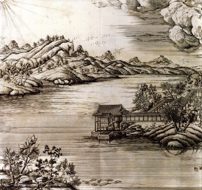 Matteo Ripa, Vedute della villa imperiale di Gehol_1714
