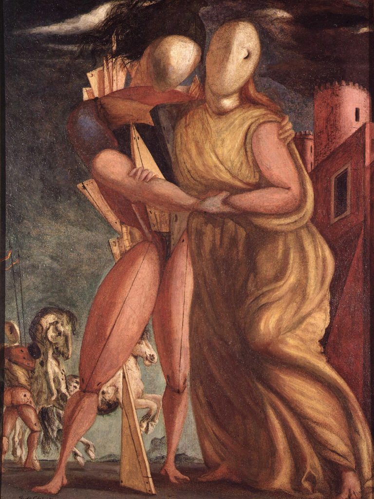 32_de Chirico Giorgio- Ettore e Andromaca inv. 5739 H271小